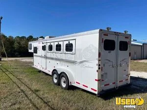 2004 Sunlite Ii Trailblazer V 4-horse Lq Trailer Restroom Texas for Sale