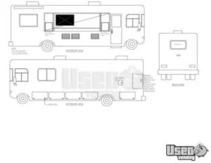 2004 Trail Lite Ice Cream Bus Truck Ice Cream Truck Hot Water Heater California Gas Engine for Sale