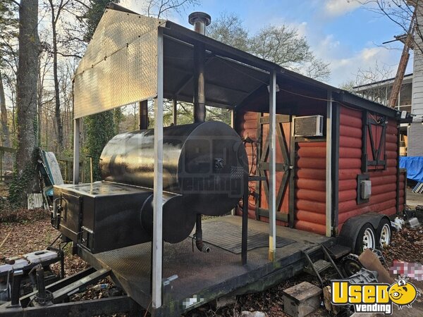 2005 Bbq Cabin Smoker Barbecue Food Trailer Georgia for Sale
