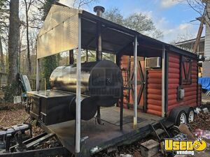 2005 Bbq Cabin Smoker Barbecue Food Trailer Georgia for Sale