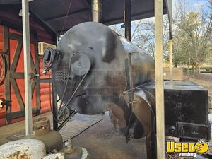 2005 Bbq Cabin Smoker Barbecue Food Trailer Ice Bin Georgia for Sale