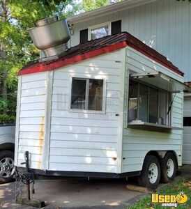 2005 Bumper Shaved Ice Concession Trailer Concession Trailer Stainless Steel Wall Covers Alabama for Sale