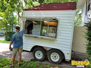 2005 Bumper Shaved Ice Concession Trailer Snowball Trailer Cabinets Alabama for Sale