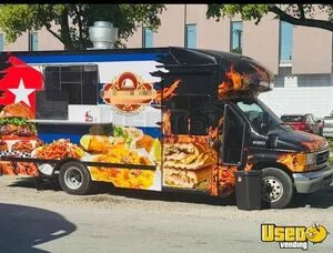 2005 E350 All-purpose Food Truck Concession Window Florida Diesel Engine for Sale