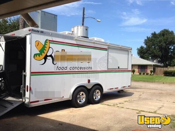2005 Food Concession Trailer Kitchen Food Trailer Air Conditioning Texas for Sale