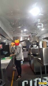 2005 Food Concession Trailer Kitchen Food Trailer Stainless Steel Wall Covers Quebec for Sale