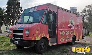 2005 Food Truck All-purpose Food Truck Stainless Steel Wall Covers California Gas Engine for Sale