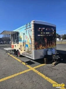 2005 Kitchen Trailer Kitchen Food Trailer Diamond Plated Aluminum Flooring Virginia for Sale