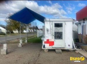 2005 Kitchen Trailer Kitchen Food Trailer Prep Station Cooler Ohio for Sale