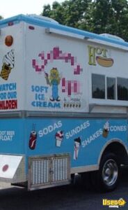 2005 Mbe 900 Soft Serve Ice Cream Truck Ice Cream Truck Stainless Steel Wall Covers California Diesel Engine for Sale