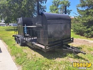 2005 Smoker Traile Open Bbq Smoker Trailer Work Table Nebraska for Sale