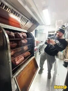 2006 Barbecue Food Truck Floor Drains Maryland Diesel Engine for Sale
