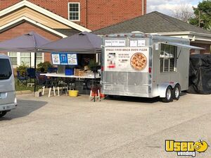 2006 Brick Oven Pizza Trailer With Outdoor Smoker Pizza Trailer Indiana for Sale