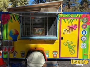 2006 Cargo Shaved Ice Concession Trailer Snowball Trailer Cabinets California for Sale