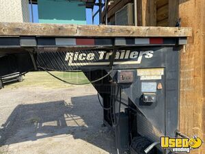 2006 Custom Gooseneck Bbq Food Trailer Barbecue Food Trailer Deep Freezer Texas for Sale