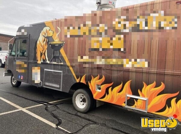 2006 E350 Barbecue Food Truck Massachusetts Gas Engine for Sale