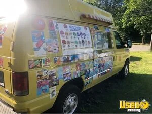 2006 E350 Ice Cream Truck Diamond Plated Aluminum Flooring Massachusetts for Sale
