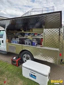 2006 F-350 Lunch Serving Food Truck Air Conditioning Minnesota Gas Engine for Sale