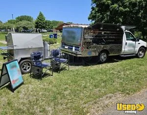 2006 F-350 Lunch Serving Food Truck Removable Trailer Hitch Minnesota Gas Engine for Sale