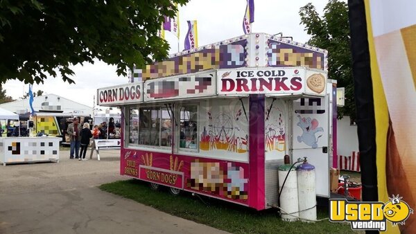 2006 Fair Food Concession Trailer Concession Trailer Michigan Gas Engine for Sale