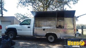 2006 Gmc Sierra 2500hd Lunch Serving Food Truck Stainless Steel Wall Covers Indiana Gas Engine for Sale