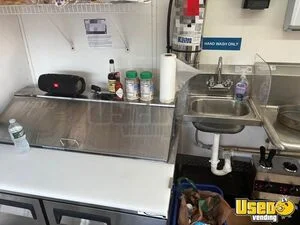 2006 Kitchen Food Trailer Kitchen Food Trailer Diamond Plated Aluminum Flooring Maine for Sale