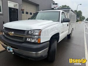 2006 Silverado 2500hd Lunch Serving Food Truck Warming Cabinet Minnesota Gas Engine for Sale