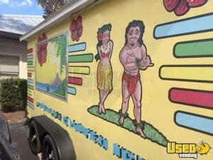Turnkey - 2006 6.5' x 18' Shaved Ice Trailer | Snowball Concession Trailer for Sale in Florida!