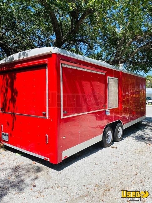 2007 24' Kitchen Food Trailer Florida for Sale