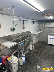 2007 25' Gooseneck Kitchen Food Trailer With Soda Cart And Food Cart Kitchen Food Trailer Flatgrill Michigan for Sale