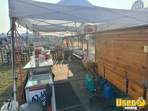 2007 25' Gooseneck Kitchen Food Trailer With Soda Cart And Food Cart Kitchen Food Trailer Shore Power Cord Michigan for Sale