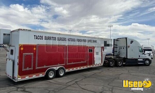 2007 Aluminum Gn Trailer Kitchen Food Concession Trailer Kitchen Food Trailer Nevada for Sale