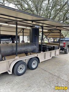 2007 Barbecue Trailer Barbecue Food Trailer Fresh Water Tank Texas for Sale