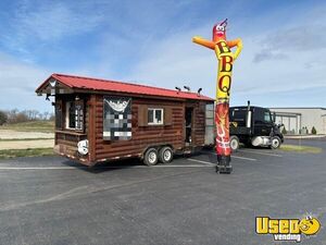 2007 Barbecue Food Concession Trailer w/ OPTIONAL 2017 Volvo Diesel Sleeper Cab Semi Truck for Sale in Michigan!