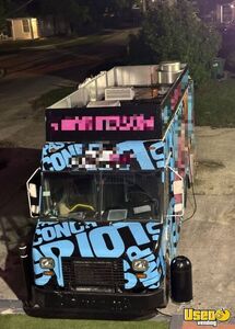 2007 Chassis All-purpose Food Truck Floor Drains Florida Diesel Engine for Sale