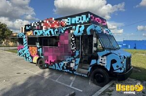 2007 Chassis All-purpose Food Truck Stainless Steel Wall Covers Florida Diesel Engine for Sale