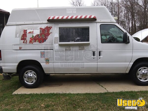 2007 E-350 Super Duty Shaved Ice And Ice Cream Truck Snowball Truck North Carolina for Sale