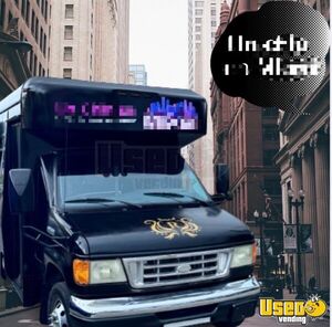 2007 E450 Party Bus Interior Lighting Florida Gas Engine for Sale