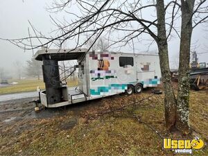 2007 Food Trailer Barbecue Food Trailer Air Conditioning New York for Sale