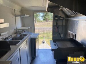 2007 Food Trailer Concession Trailer Stainless Steel Wall Covers Oklahoma for Sale
