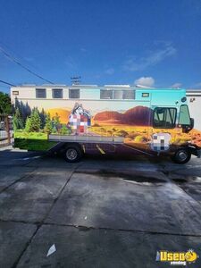 2007 Food Truck All-purpose Food Truck Stainless Steel Wall Covers California Gas Engine for Sale