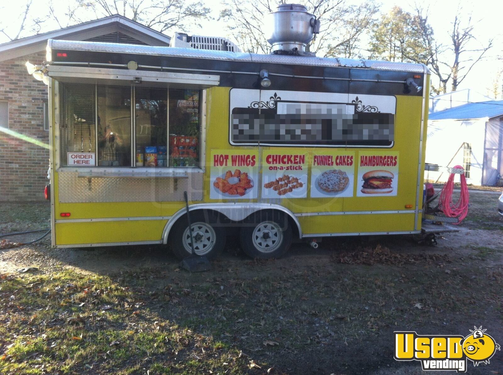Concession lightly trailers pizza usedvending