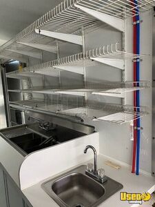 2007 Kitchen Food Trailer Refrigerator Michigan for Sale