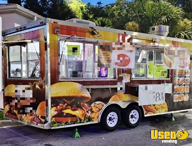 2007 Kitchen Trailer Kitchen Food Trailer Florida for Sale