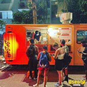 2007 Step Van Food Truck All-purpose Food Truck Prep Station Cooler Hawaii Gas Engine for Sale