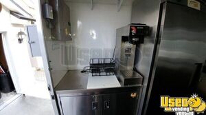 2007 Tiki Style Coffee Concession Trailer Beverage - Coffee Trailer Stainless Steel Wall Covers Florida for Sale