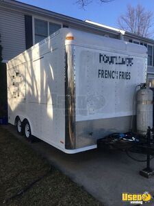 2007 Utility Kitchen Food Concession Trailer Kitchen Food Trailer Stainless Steel Wall Covers Maryland for Sale