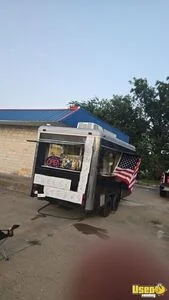 2007 Vn Kitchen Food Trailer Diamond Plated Aluminum Flooring Texas for Sale