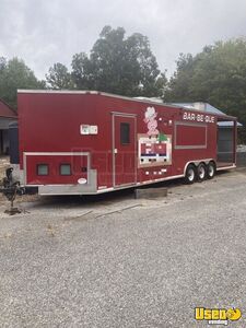 2008 Barbecue Concession Trailer Barbecue Food Trailer Cabinets South Carolina for Sale