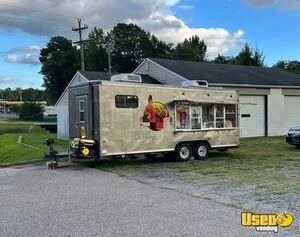 2008 Barbecue Trailer Barbecue Food Trailer Concession Window Virginia for Sale